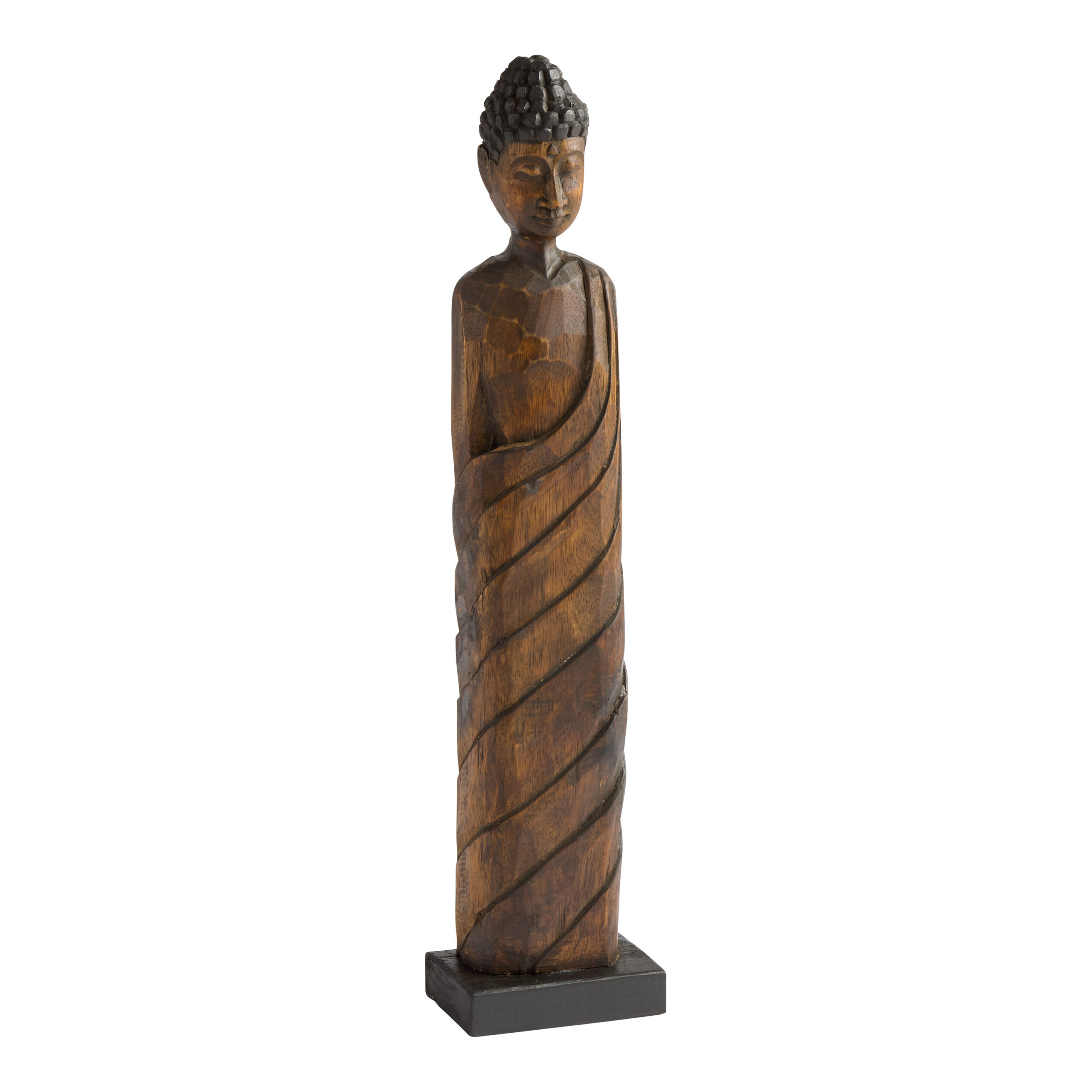 CRAFT Wood Standing Buddha Decor - World Market
