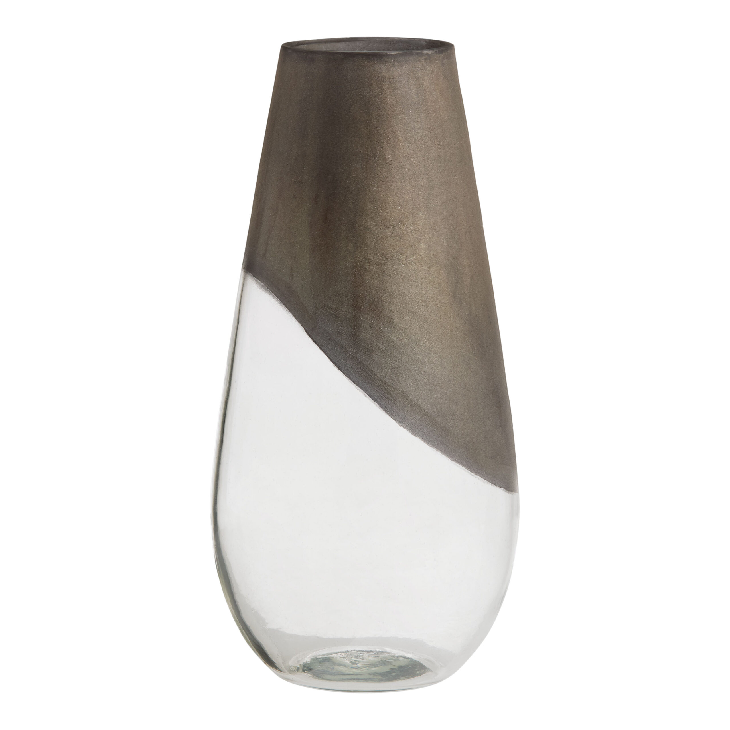Metallic Glass Asymmetrical Vase - World Market