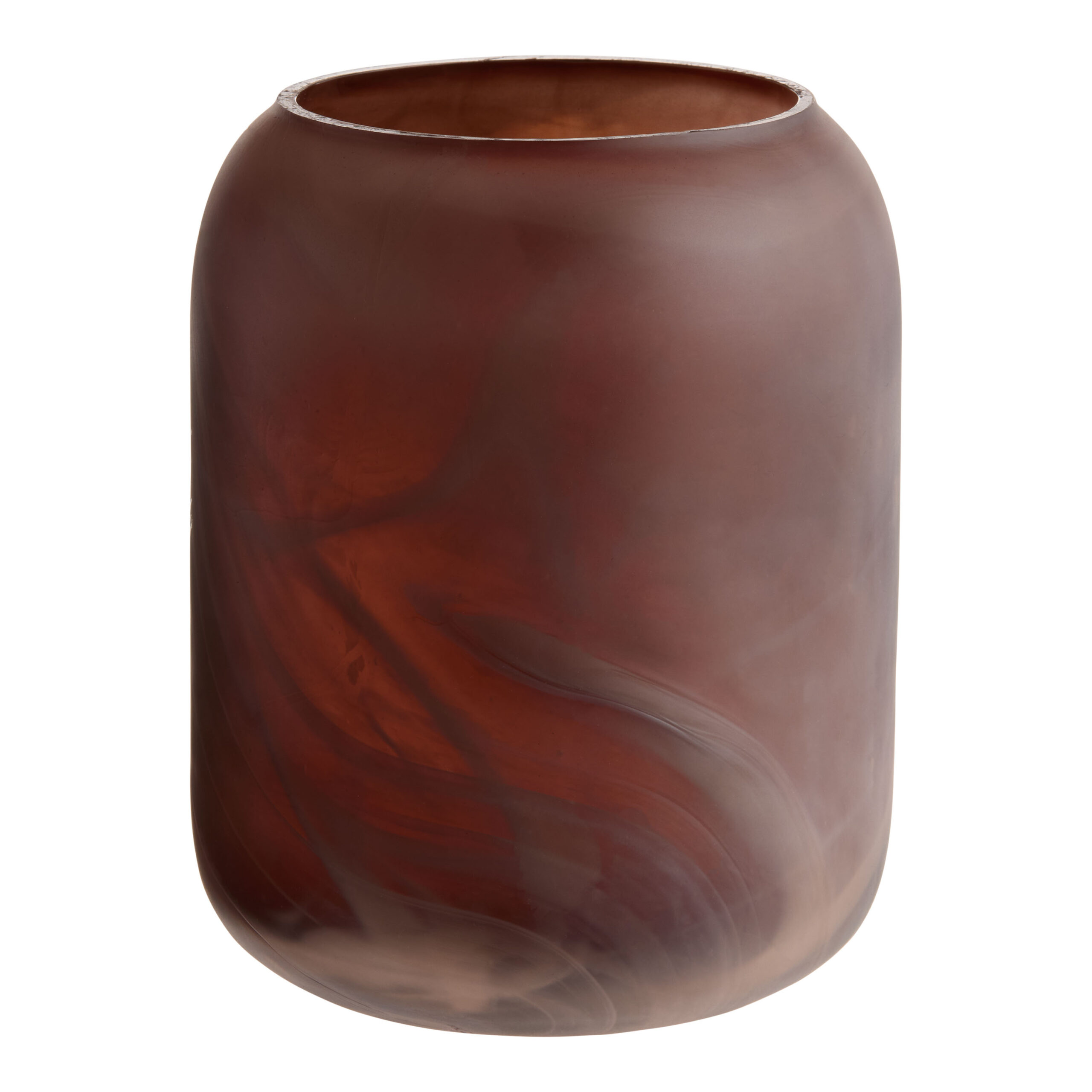 Purple Glass Swirl Vase - World Market