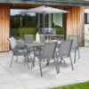 8 Piece Metal Garden Dining Set