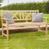 Cambridge 3 Seater Acacia Wood Bench