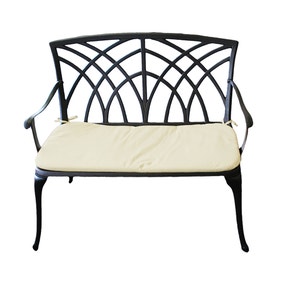 Cast Aluminium 2 Seater Bronze Bench Cast Aluminium 2 Seater Bronze Bench