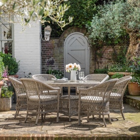 Corte 6 Seater Round Dining Set Corte 6 Seater Round Dining Set