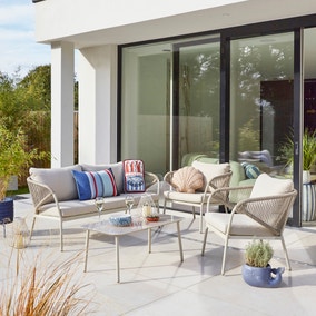 Florence Rope Garden Conversation Set Florence Rope Garden Conversation Set