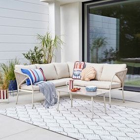 Florence Rope Garden Corner Set Florence Rope Garden Corner Set