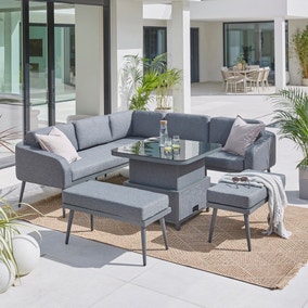 Garda Outdoor Fabric Corner Sofa Set Garda Outdoor Fabric Corner Sofa Set