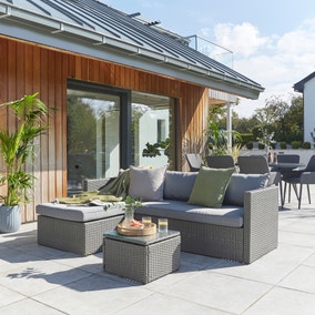 Malta Rattan Garden Sofa Lounger Set Malta Rattan Garden Sofa Lounger Set