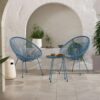 Monaco 2 Seater Egg Chair Bistro Set Monaco 2 Seater Egg Chair Bistro Set