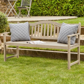 Richmond Acacia Wood Bench with Pop Up Table Richmond Acacia Wood Bench with Pop Up Table