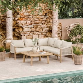 Roma 5 Seater Outdoor Corner Set
