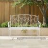 Rustic Leaf Metal Bench Rustic Leaf Metal Bench