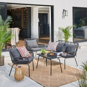 Singapore 4 Seater Conversation Set