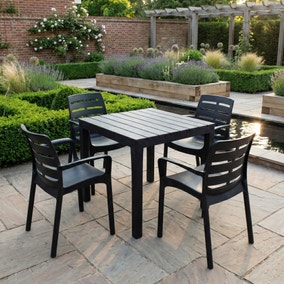 Trabella Roma 4 Seat Dining Set Trabella Roma 4 Seat Dining Set