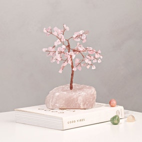 Serenity Love Rose Quartz Gemstone Tree