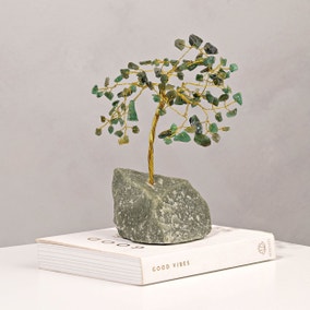 Serenity Luck Green Adventurine Gemstone Tree